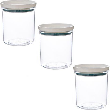 Boîtes de conservation alimentaire, bocaux en verre empilables (1/5)