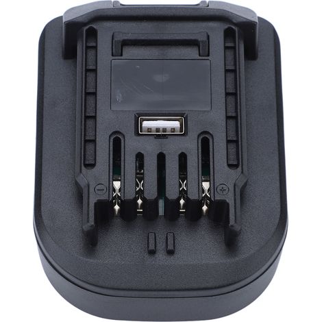 Adaptateur de batterie ABS pour Worx 20V 4 broches vers 5 broches avec USB