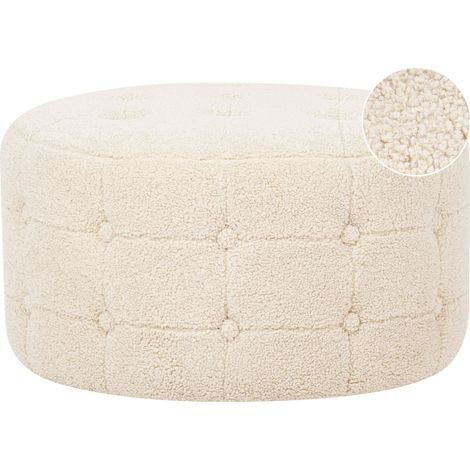 Pouf TAMPA Bouclé Beige