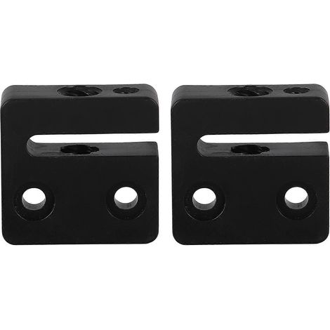 Lot de 2 vis T8 à filetage trapézoïdal pour imprimante 3D-3.4X3.2CM-Black (1/2)