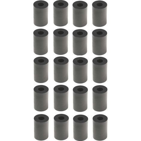 Cyclingcolors – Lot de 20 entretoises plastiques M5 – Diamètre intérieur 5mm, extérieur 20mm, hauteur 10mm – Pour assemblage précis et durable