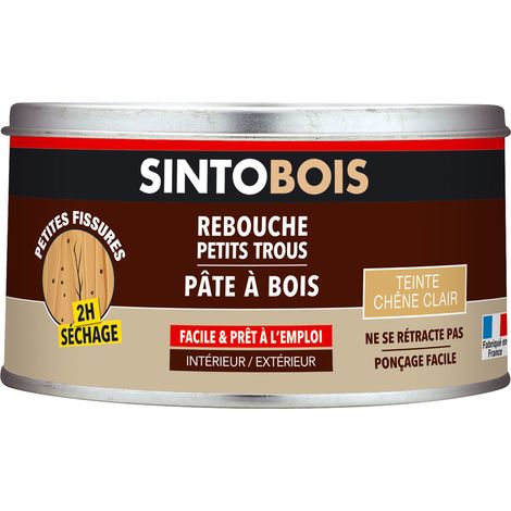 Pâte à bois tradition 250g Chêne clair SINTO