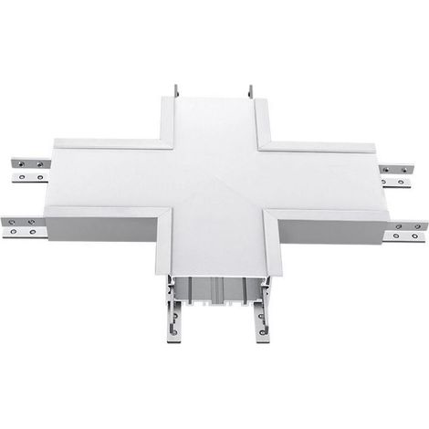 Spot LED linéaire encastré V-TAC 16 W, connecteur Samsung, puce en X, argent, blanc naturel (1/3)