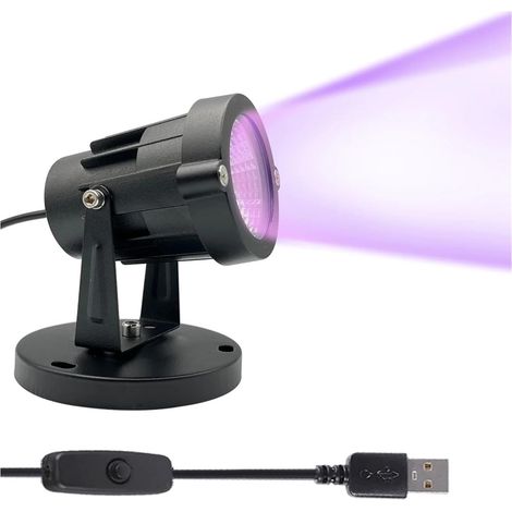 Lumière Noire LED UV 405 nm avec câble Interrupteur Marche/arrêt for durcissement Ultraviolet, imprimante 3D, résine, Ongles en Gel UV, lumière Noire 5 V USB 10 W (1/5)