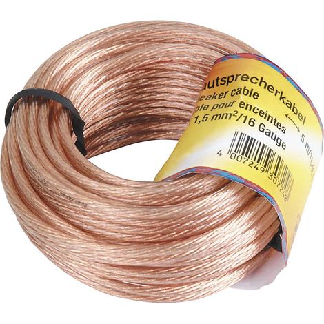 Hama 00205142 cable de audio 10 m Transparente