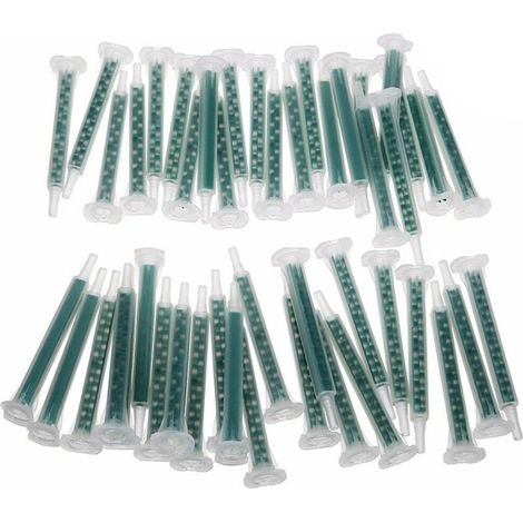 100 buses de mélange époxy pointe en plastique mélangeur tube résine colle deux composants pour AB colle cartouche pistolet (1/5)