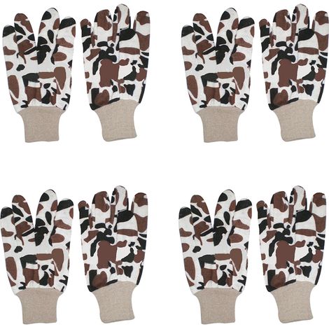 4 paires de gants de jardin avec picots en PVC pour nettoyer le jardin, désherber, planter, arroser (Style 8) (1/5)