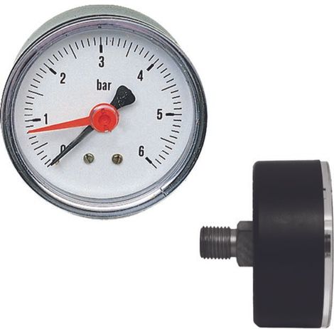 Hinteres Manometer d.52 25 bar 1/4" Anschluss