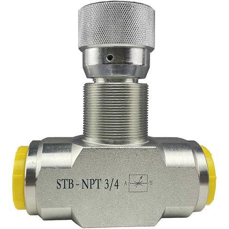 Clapets anti-retour de rechange en acier au carbone pour la régulation des débits hydrauliques (huile et gaz), faciles à utiliser, multicolores. 3/4'' (1/5)