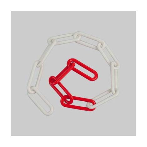 catena bicolore in plastica d.6 25 mt