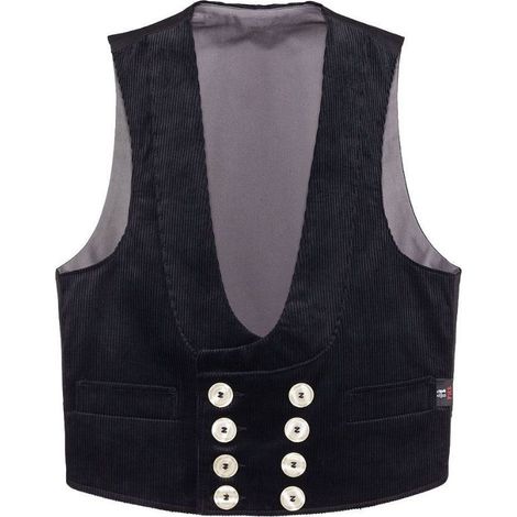 Gilet de travail homme velours Hagen FHB 20016 - Noir - 52 (1/2)