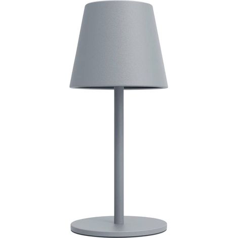 m-e modern-electronics LUNA-80 G 41435 Lampada da tavolo a batteria LED (monocolore) LED a montaggio fisso 3 W Grigio (1/5)