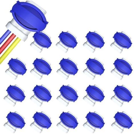 Set da 20 pezzi di connettori per cavi impermeabili per robot tagliaerba e fascette per la riparazione del perimetro. (1/5)