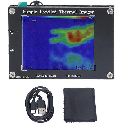 Caméra thermique infrarouge avec écran 3,2 pouces (1/5)