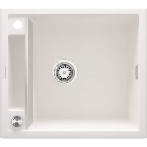 Lavello cucina in granito 56 x 50 cm in colore bianco modello magnetico DEANTE Magnetic ZRMA103 Bianco (1/4)
