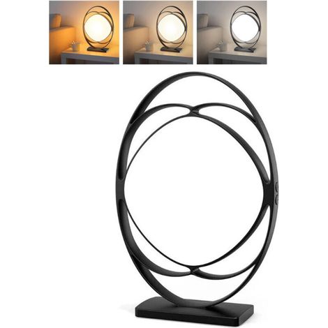 Lampe de luminothérapie, lampe de lumière du jour sans UV 10000 lux avec 3 modes de température de couleur et luminosité réglable et minuterie
