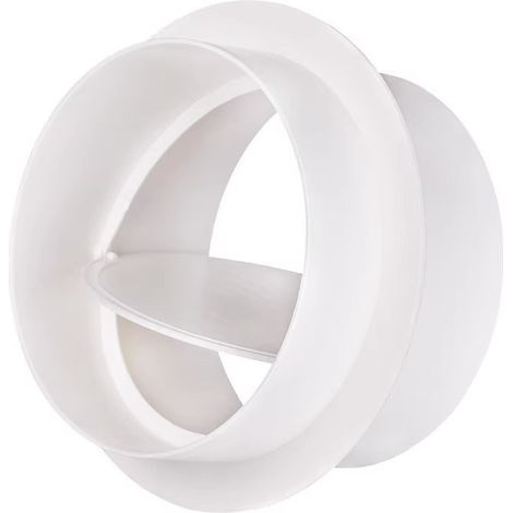 100mm Raccord avec clapet anti-retour Tuyau de ventilation rond  100mm