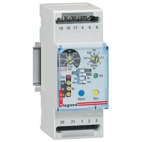 Differenzialrelais Legrand 026088 2 Module 0.03-30A einstellbar