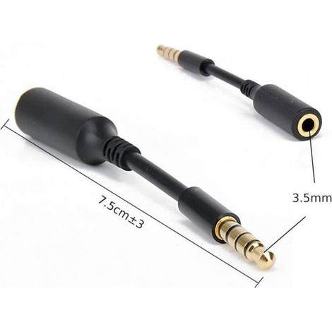 Jack 3.5 Mm Casque Adaptateur D'Extension Pour Chargeur De Batterie Coque, Boîtier D'Alimentation, Mophie Juice Pack, Otterbox, Li (1/5)