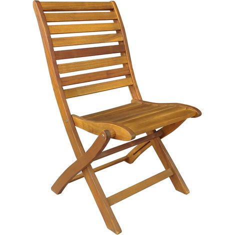 SEDIA LEGNO PIEGHEVOLE SENZA BRACCIOLI CM 56X60X90- 2,0 pz