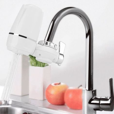 Purificateur de filtre à eau à montage sur robinet de robinet de cuisine domestique avec noyau en céramique lavable HB016 (1/4)