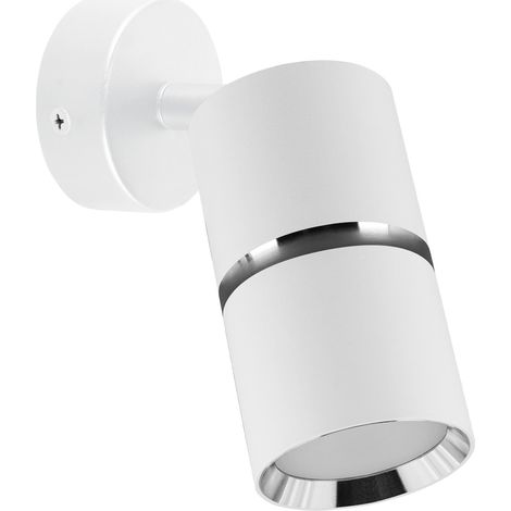 Lámpara de pared blanca cromada IP20, móvil, dior SPT GU10 35W Ideus 04259 (1/2)