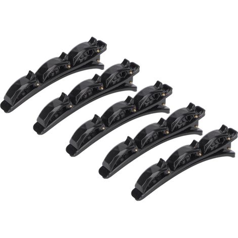 Juego de 5 pinzas para el cabello trenzadas, portátiles y ligeras, hechas de ABS, para niñas. (1/5)