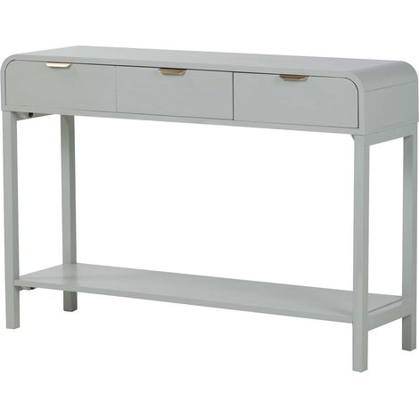 Console en MDF vert doré 110 x 32 x 75 cm (1/2)