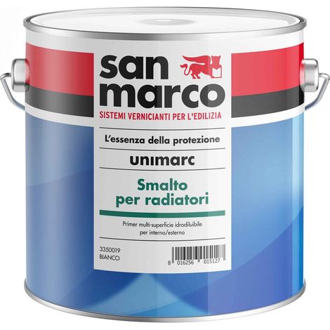 Smalto unimarc per termosifoni bianco satinato lt.0,75 (1/2)