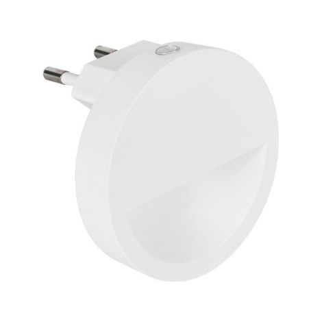 PILOTO NOCHE LED 0,5W 5lm 4000K LUZ DIA REDONDO CON VISERA SENSOR CREPUSCULAR Ø6,5x4,5cm EDM (1/3)