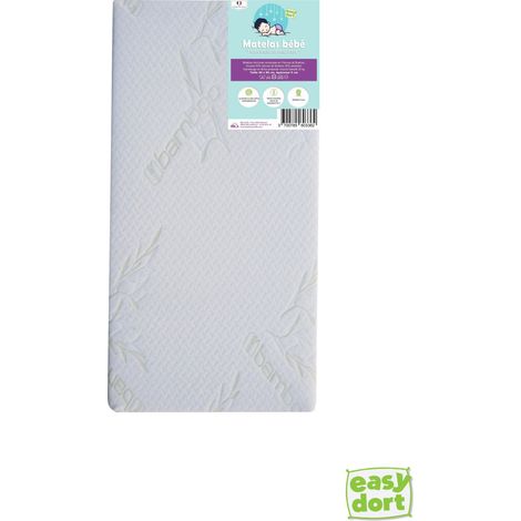 Matelas en Bambou pour berceau, lit bébé 40x90 cm (1/3)