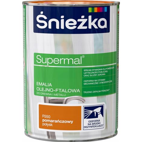 Śnieżka Supermal arancione lucido 0,8L (1/2)