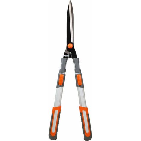 Cisailles à Haies Télescopique Manuel 78-86CM,Lame en Acier SK-5,Poignée Ergonomique, Haies et arbuste Faciles à Tailler,Cisailles Haies Professionnel