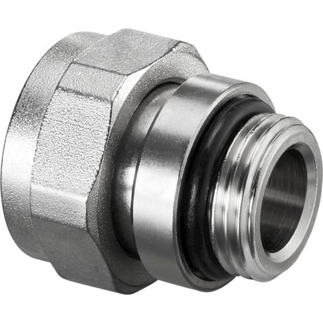 OVENTROP Verschraubung DN 15, G 3/4 ÜM x G 1/2 AG, selbstdichtend mit O-Ring, 1019372 (1/2)