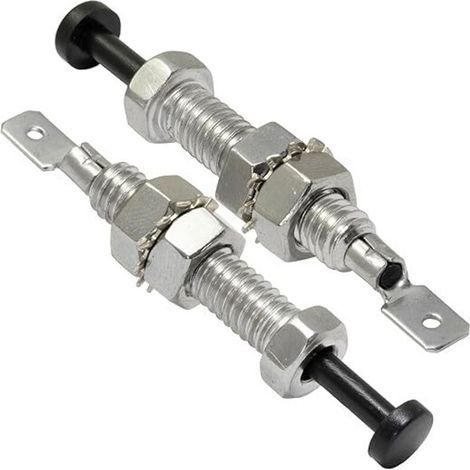 C69368 – 2er-Pack Kofferraum-/Motorhauben-Sensorschalter für Autoalarmanlagen – M8-Gewinde – Metall und Kunststoff – Sicherheitsknopf (1/4)