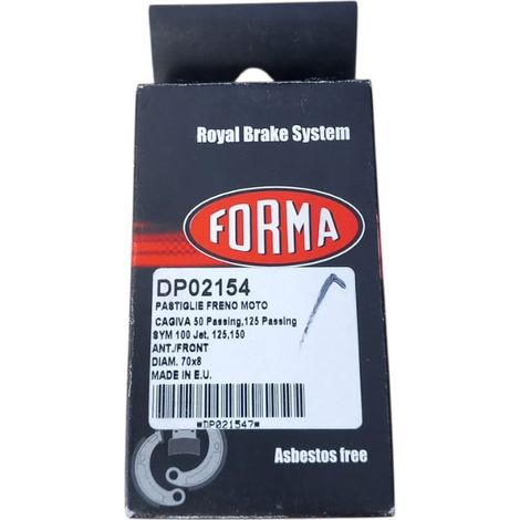 Pastigle freno moto per cagiva 50/125 passing (1/4)