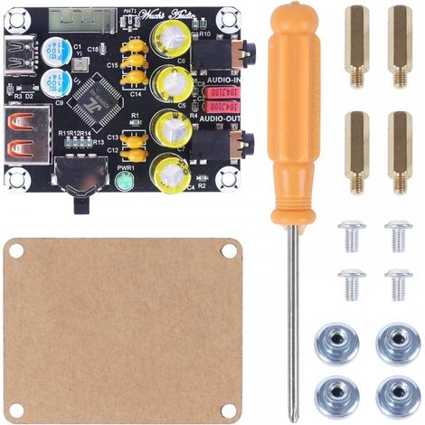 Carte de Décodeur sans Perte ZK-PT2,Amplificateur Audio de Carte de Décodeur de Disque U Compatible Bluetooth HIFI5.1 pour Le Cinéma Maison de Haut-Parleur de Réparation Modifié (1/5)