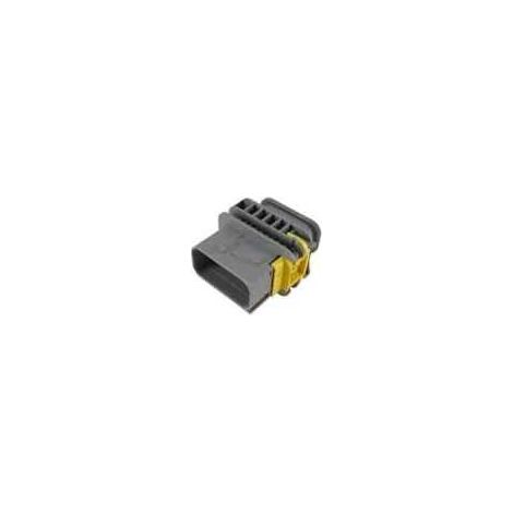 Connettore Heavy Duty Sealed 1.6X2.8 porta maschio 12vie grigio senza guarnizione