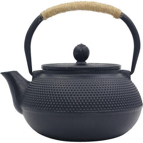 900 ml cast iron théière pattern japonais style café thé eau pot kitchenware avec thé passoire théière domestique (1/5)