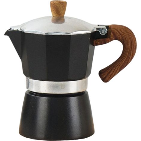 1 Cafetière italienne, aluminium, chauffage induction, design compact, cuisine domestique (1/5)