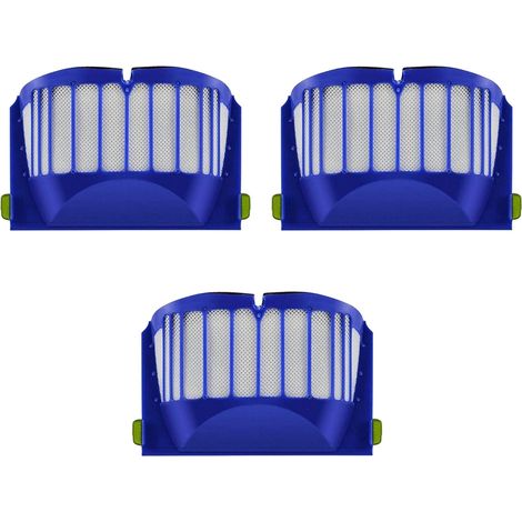 Kit de 3 filtres pour Roomba 600, pièces de rechange pour la gamme de filtres AquaForge (1/5)