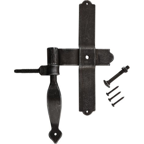 Türkreuzband Klam 2376, Schenkel 140 x 240 mm, Eisen verzinkt, alt gebürstet (1/2)