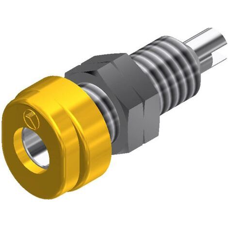 Douille banane Ø de la broche: 4 mm Hirschmann Test & Measurement BUG 10 930175103 jaune 1 pc(s) (1/4)