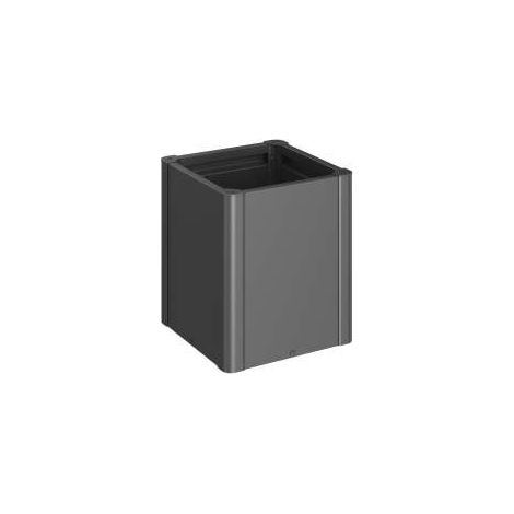 Fioriera Belvedere MIDI Gr. 50 grigio scuro metallizzato