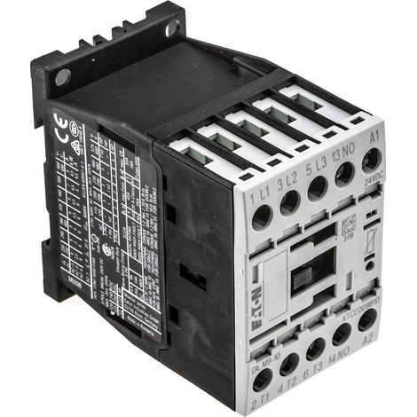 Contacteur Eaton série Eaton Moeller, 3 pôles , 3NO, 9 A, 24 V c.c., 4 kW ( Prix pour 1 )