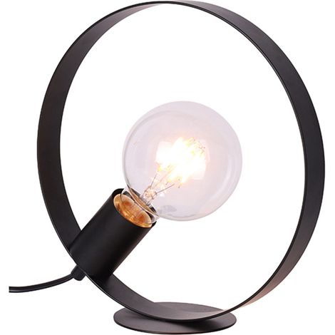 Lampada da tavolo Candellux NEXO nera in metallo E27 (1/2)