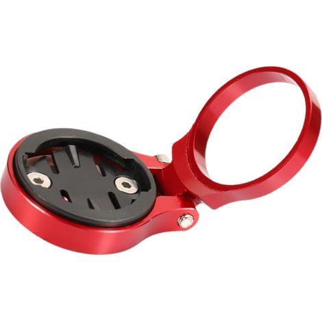 Red Aluminum Bicycle Computer Mount, Bike Computer Holder, Handlebar Mount Adapter, Practical and Durable for Cycling, Simple Installation (1/5)