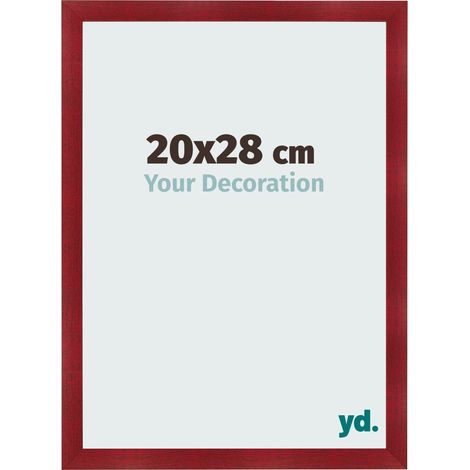 yd. - Cadre photo 20x28 - Vin Rouge Patine - MDF - Pisa (1/5)