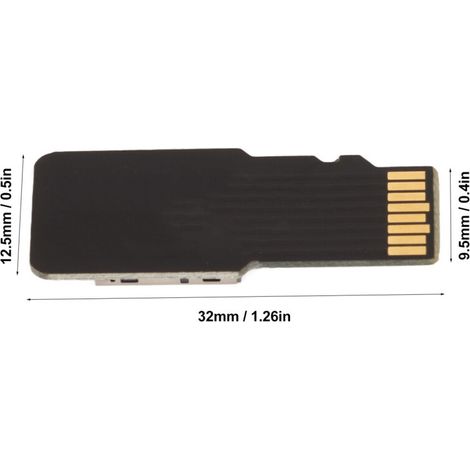 Mini coperture per schede di memoria per due stampanti 3D, compatibili con Ender 3 V2 CR 10S Pro, con dimensioni di 9,5 x 32 x 12,5 mm.