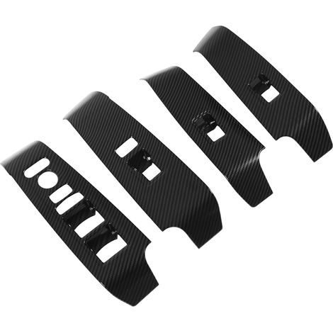 Couvre Panneau Interrupteur Lève-Vitre Auto Fibre de Carbone Style Compatible Civic 11 2022 Conduite Gauche (1/5)